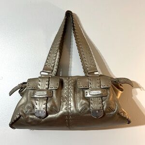 Michael Kors Palm Beach Hobo Leather Satchel